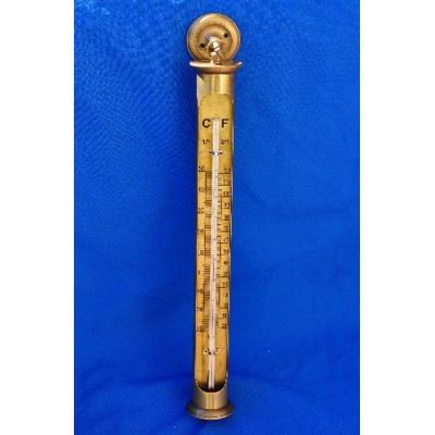 Термометр в бронзовом корпусе на крючке