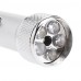 5-LED 2-в-1 Белый Свет фонарика + красная лазерная указка (4xLR44, серебро)