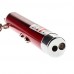2-в-1 красный лазер + LED White Light мини-фонарик брелок (3xLR41)