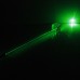 HJ-A82 Фигурные ручки 1 мВт 532nm Зеленая лазерная указка с зажимом (2 АА)