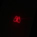 5 в 1 1mw 650nm проективной красный лазерный указатель с 2 * LED и брелок синий