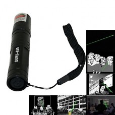 Наш 850 5 мВт 532 Зеленая лазерная ручка фонарик - черный