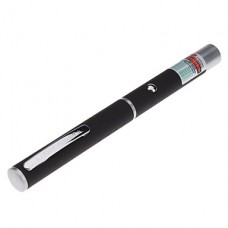 Фигурные ручки 1 мВт 532nm зеленая лазерная указка + белый светодиодный фонарик Set (2 АА)