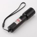 высокая производительность красный лазерный указатель с аккумулятором (5 мВт, 650 нм, черный)