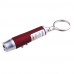 10-Pack красный лазер + белый свет + УФ светодиодный фонарик Keychain (3xLR44, Random Color)