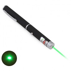 Указка лазерная в форме ручки с зеленым лучем 5мВт 532нм (2хААА), астрономическое оборудование