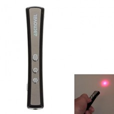 Abcnovel A160 USB РФ Wireless Presenter красная лазерная указка (&lt-1 мВт или &lt-5 мВт, 650 нм, 1 х ААА, черный)