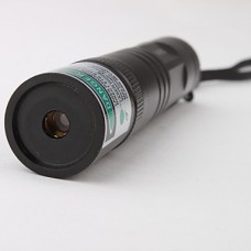Лазерная указка с зеленым лучом в форме фонарика, на батарейке (5mw 532nm, Black, 1x16340)
