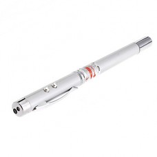 3-в-1 Pen Форма 5 мВт красный лазер + LED White Light + Pointer (3xLR3)