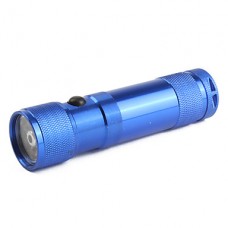 2-Mode алюминиевого сплава 8-светодиодный фонарик (3xAAA, синий)