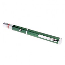 Pen Форма 5 мВт зеленая лазерная указка (2 АА)
