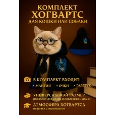 Костюм для кошки или собаки в стиле Когтевран Гарри Поттера