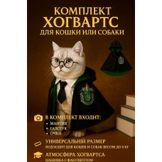 Костюм для кошки или собаки в стиле Слизерин Гарри Поттера