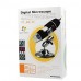 S02 25 ~ 500X USB Цифровая фотография микроскопа лупы с 8-LED White Light