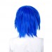 косплей парик вдохновлен синтетической среде синие волокна