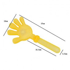 Желтый мигающий форму руки игрушка Handclaping