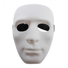 холодный белый маска с эластичным ремешком