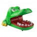 смешной рот крокодила укус пальца игра игрушки (зеленый, большой размер)