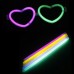 DIY Хэллоуин Любящая сердца Очки с 10PCS Серебристые палочки (случайный цвет)