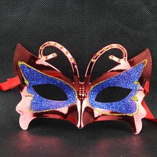 Красный и синий Маскарад бабочки Ретро Хэллоуина маски с Rhinestone
