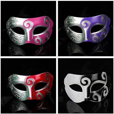 Жесткий Маскарад Резные Retro Halloween маски (разных цветов)