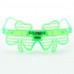 Пластиковые Смешные 2-LED мигает очки для детей (Random Color)