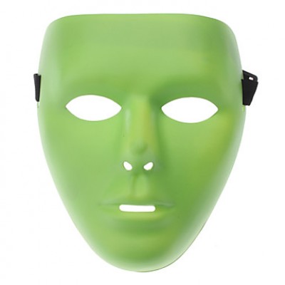 Стильные серебристые маски (зеленый)