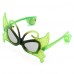 Пластиковые Смешные форме бабочки светодиодные очки для детей (Random Color)